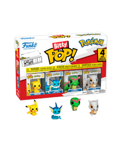 Pre-order: Bitty POP! – Pokémon Pikachu, Vaporeon, Caterpie en Cubone