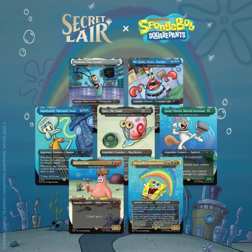 Secret Lair X Spongebob Squarepants: Legends of Bikini Bottom Foil
