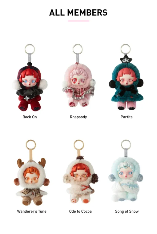 POP MART - SKULLPANDA Winter Symphony Series Plush - Afbeelding 2