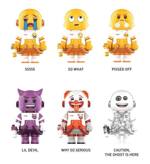 POP MART - MEGA SPACE MOLLY 100% × emoji™ Series - Afbeelding 2