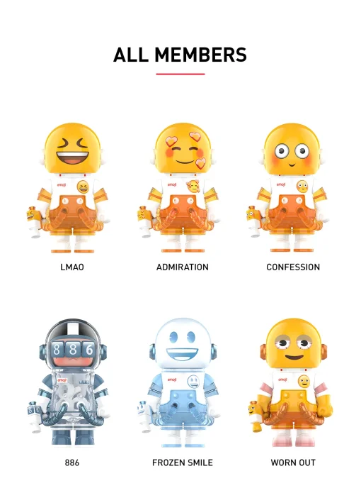 POP MART - MEGA SPACE MOLLY 100% × emoji™ Series - Afbeelding 5