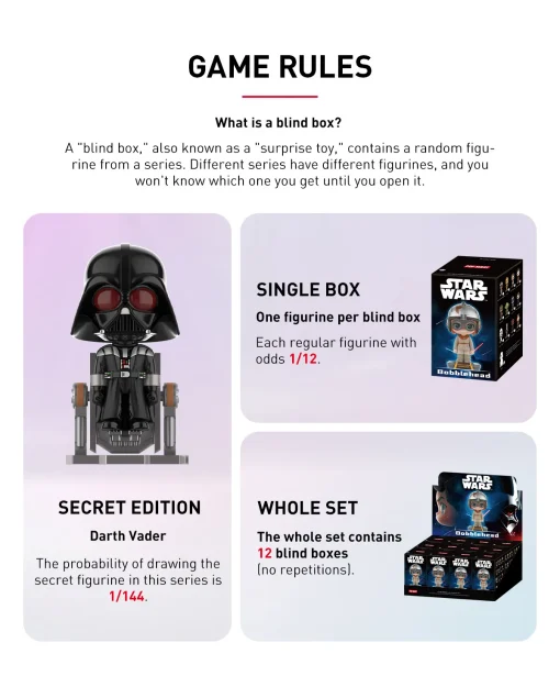 POP MART - Star Wars Bobblehead Series Figures - Afbeelding 4