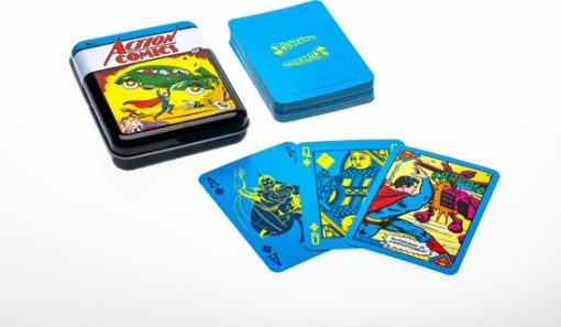 Action Comics Speelkaarten in Blik - Afbeelding 4