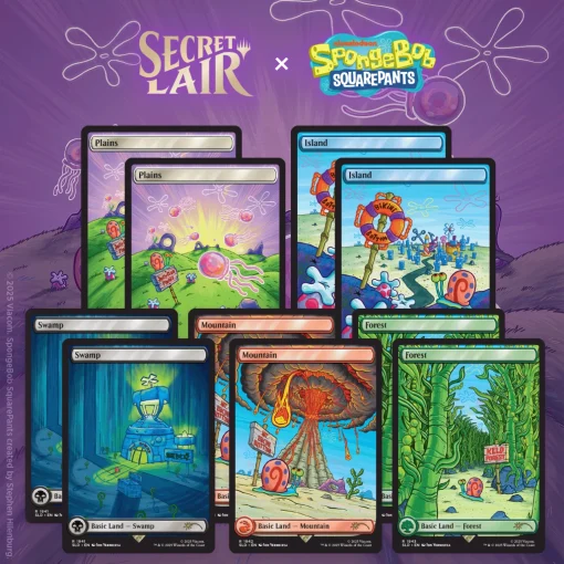 Secret Lair X SpongeBob Squarepants: Lands Foil