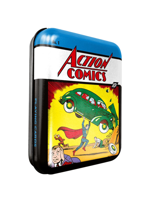 Action Comics Speelkaarten in Blik