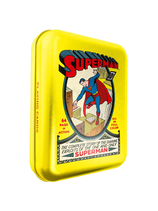 Superman Speelkaarten in Blik