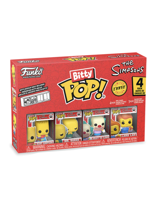 Bitty Pop! - The Simpsons Bart Simpson, Mr. Burns, Krusty the Clown, Random Chase