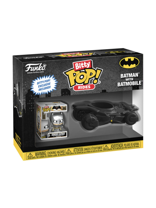 Bitty POP! - DC Batman & Batmobile