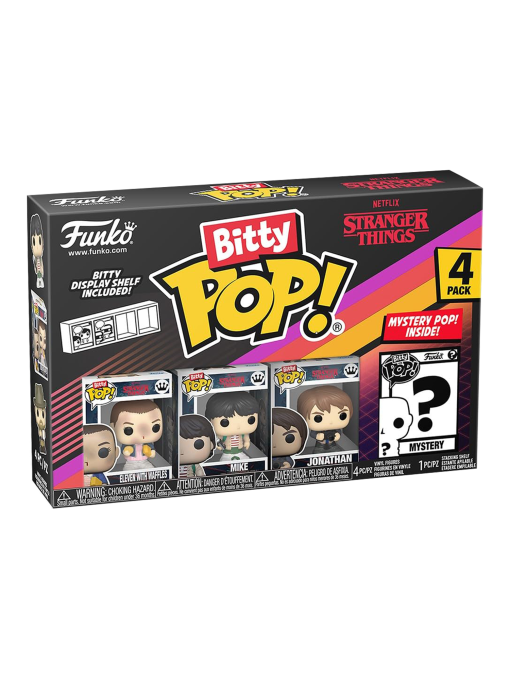 Bitty POP! - Stranger Things Eleven with waffles, Mike, Jonathan, ?