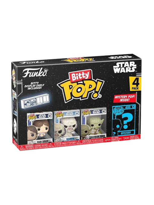 Bitty POP! - Star Wars Han Solo, Chewbacca, Greedo, ?