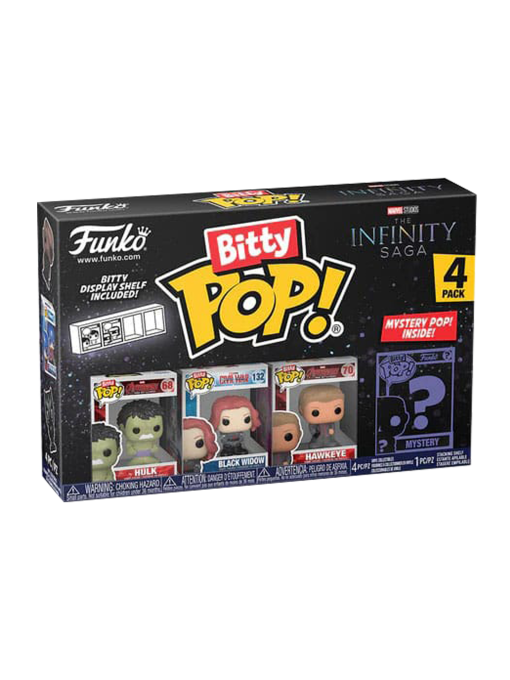 Bitty POP! - Marvel Hulk, Black Widow, Hawkeye, ?