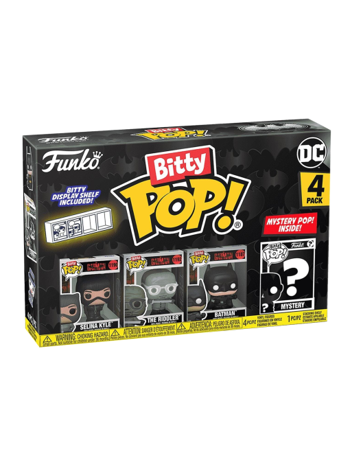 Bitty POP! - DC Selina Kyle, the Riddler, Batman, ?